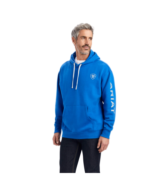 [10040818] SWEATSHIRT, MNS ARIAT LOGO HOODIE COBALT