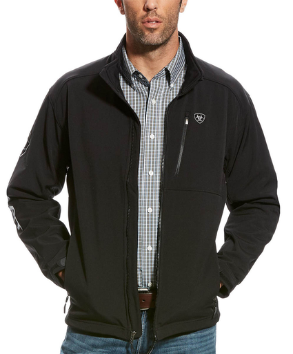 [10048187] MNS LGO 2.0 SOFTSHELL JACKET BLACK/SOUTHWEST IE SMU