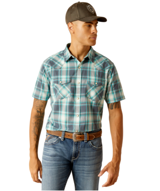 [10048499] MNS HARRINGTON RETRO SNP SHORT SLEEVE SHIRT EGRET