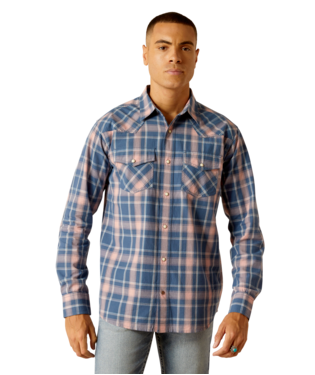 [10048571] MNS HERSHY RETRO SNP LONG SLEEVE SHIRT ANTRACITE