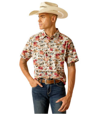[10048573] MNS HAKEEM RETRO SNP SHORT SLEEVE SHIRT EGRET