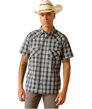 [10048574] MNS HAVEN RETRO SNP SHORT SLEEVE SHIRT DEEP POND