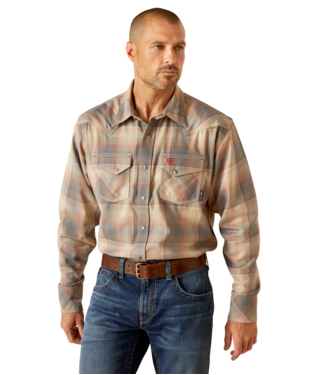 [10048449] MNS FR EXCALIBUR LONG SLEEVE WORK SHIRT SILVER LINING