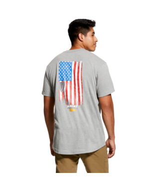 [10030328] MNS RBR CTSTR AMR GRT GFC SHORT SLEEVE T SHIRT HEATHER GREY