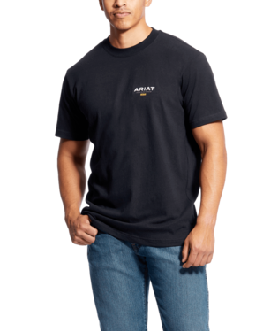 [10025405] MNS REBAR CTNSTRG LOGO SHORT SLEEVE T SHIRT BLACK
