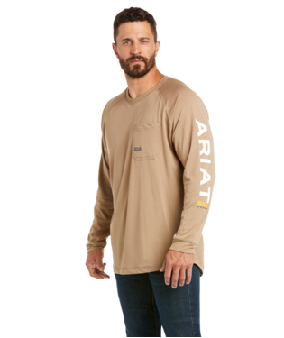 [10031030] MNS REBAR HT FIGHTER LONG SLEEVE T SHIRT KHAKI