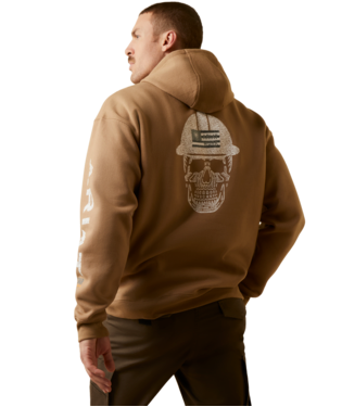[10046777] SWEATSHIRT, MNS RBR RGHNCK PULLOVER HOODIE TIGER EYE