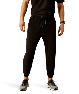 [10039707] MNS DREW CARGO STR JGR SCRUB PANTS BLACK