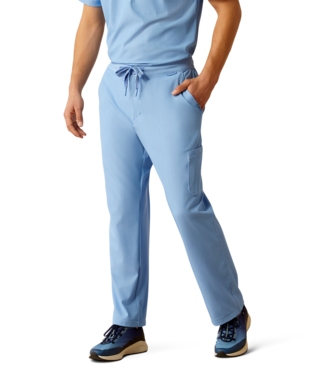 [10039710] MNS JACOBI STRCH UTLTY SCRUB PANTS BLUE HEATHER