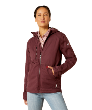 WMS FR DURALT CORDURA CNVS JACKET CATAWBA GRAPE