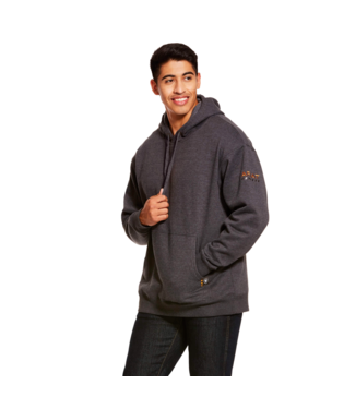 [10020794] SWEATSHIRT, MNS REBAR WORKMAN HOODIE CHARCOAL