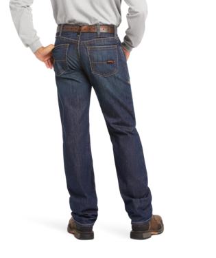 Ariat Men's FR M3 Loose Fit Straight Leg Jean- Shale 