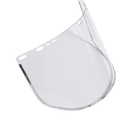 [28962] Jackson Safety - F10 PETG Face Shields - Clear - 9" x 15.5" x .040" - D Shape - Bound (3029190) 50/bx