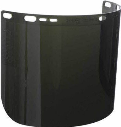 [29080] Jackson Safety - F50 Polycarbonate Special Face Shields - Shade IRUV 5.0 - 8" x 15.5" x.060" - B Shape