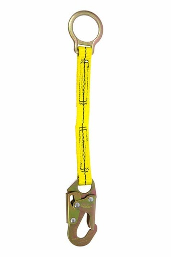 [01121] 18"  (SINGLE LEG) Extension Lanyard with Snaphook - Restraint Lanyards
