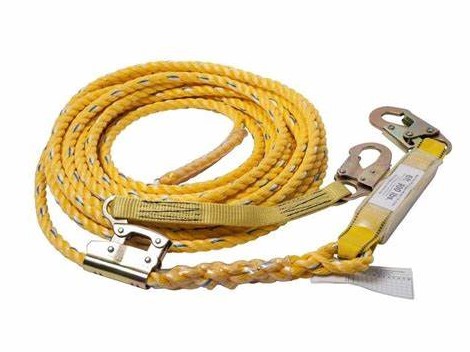 [01310] VLA-25 25' Vertical Lifeline Assembly, 5/8 yellow steel rope - Vertical Lifelines