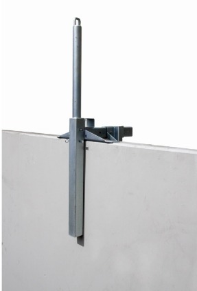 [15192] (15192-B) Trench Box Steel Anchor - 3 part configuration - Fits trench boxes with wall thickness up to 10.2" - Guardrails