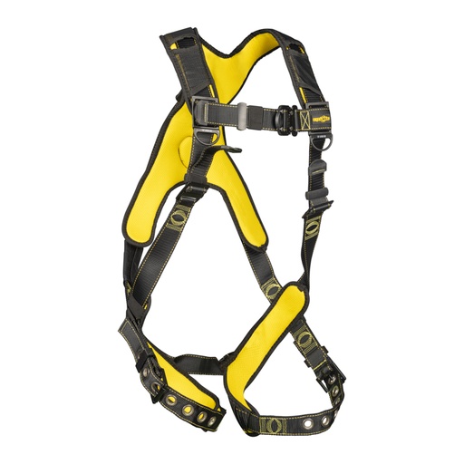 [21044] Cyclone Harness Black/Yellow, QC chest / TB leg / no waist belt / non construction / Size XXL - Harnesses
