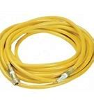 [H-100-5S] 100' X 1/2IN. BREATHING AIR HOSE WITH - 1/2IN. SCHRADER FITTINGS