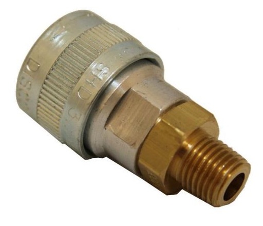 [QDSSL6M] SCHRADER 1/4IN. SERIES 3/8 MPT SOCKET - 