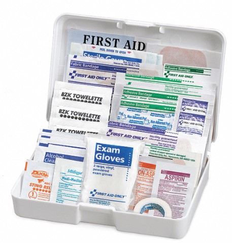[FAO-320] Vehicle First Aid Kit, 41 Piece, Plastic Case