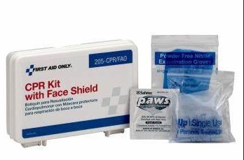 [205-CPR/FAO] CPR Kit, Single Use, Plastic Case