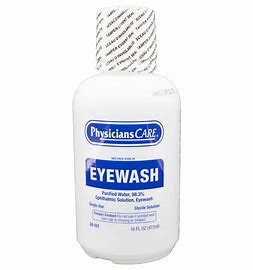 [24-101] Eyewash Bottle, Screw Cap, 16 oz.   