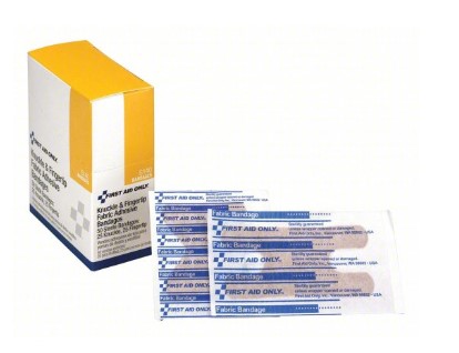 [G140] Assorted Fabric Bandages (25 Knuckle, 25 Fingertip)