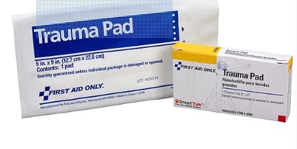 [AN205] 5"x9" Trauma Pad, 1/box 60/case