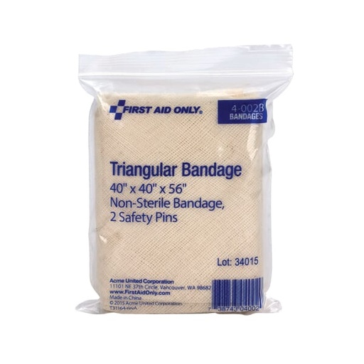 [4-002B] 40"x40"x56" Muslin Triangular Bandage, 1/bag 