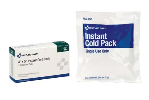 [21-004] 4"x 5" Instant Cold Pack, 1/box 