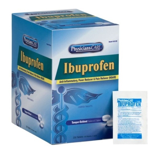 [90109] PhysiciansCare Ibuprofen, 125x2/box 