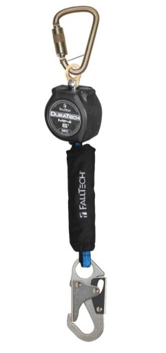 [72706SB1] 6' Web Mini SRD Single-leg Steel Carab+Steel Snap Hook