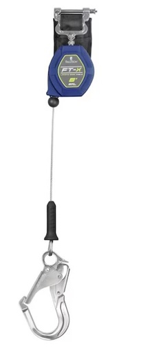 [82808SP5] 8' Cable FT-X Class 2 LE SRL, Single-leg with Aluminum Rebar Hook