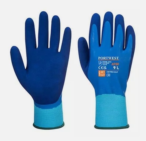 [AP80B4RXL] Liquid Pro Glove Blue XL R