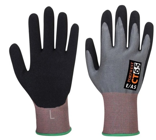 [CT65G8RL] Glove CT Cut E15 Nitrile Gray/Black L R