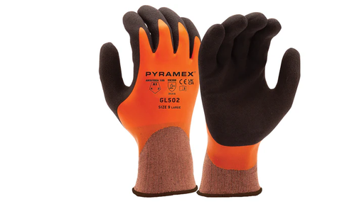 [GL502M] Gloves full drip sandy latex liquid proof - medium