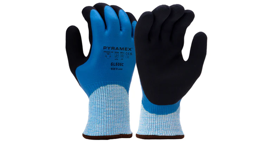 GL506C-PAIR Gloves, Full Dip Sndy Ltx 13g A5Cut w 10g Flc Lnr