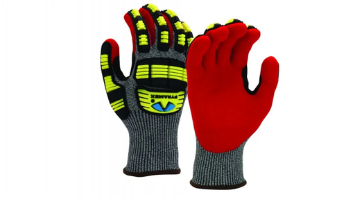 GL609C-PAIR Gloves, Nitrile 13g HPPE Liner A6 Cut TPR