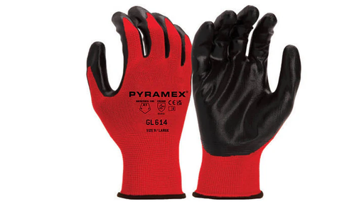 GL614-Dozen Gloves, Value Smooth Nitrile 13g Polyester