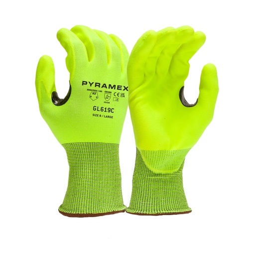 GL619C-Dozen Gloves, 18g A2 HPPE Microfoam Nitrile T/Sc