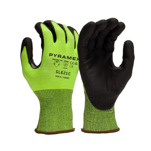 [GL621CS] Gloves, 18g A5 HPPE Microfoam Nitrile T/Sc S