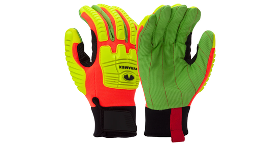 [GL803CL] Cotton Corded Palm TPR A2 Cut Glove Large