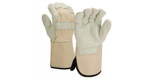 GL1004W-PAIR Gloves, Prem Grain Leather Palm Gaunt Cuff