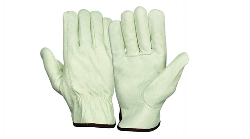 GL2001K-Pairs Gloves, Value Cow Leather Drvr Keystne Thumb X2