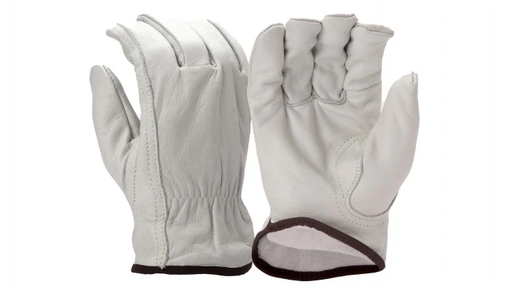 GL2006K-Pairs Gloves, Value Cow Lthr Kystn Thumb Fleece Lnr