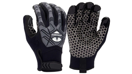 [GL203HTM] Gloves TPR Silicone Palm Hook&Loop Medium