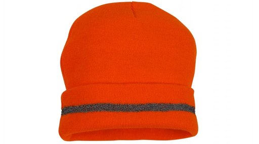 [RH120] Hat, Knit Cap with Reflective Orange