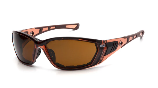 [STB10815DT] Glasses, Atrex - Coffee Anti-Fog - Brown- Foam Padded