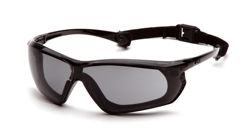 [SBG10620DT] Glasses, Crossovr - Black-gray frame / gray H2X anti-fog lens - Black/Gray